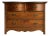 Late 19th Century Antique Serpentine Oak Chest of Drawers For Sale