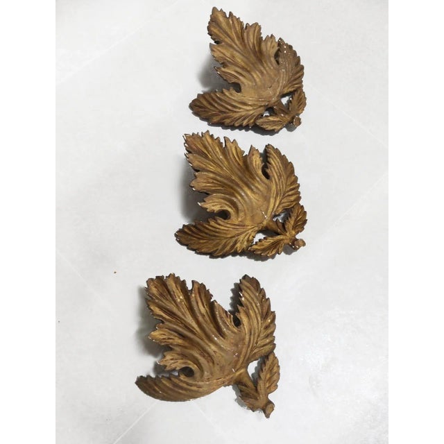 Wall or Altarpiece Vine Leaves, Set of 3 For Sale - Image 3 of 13