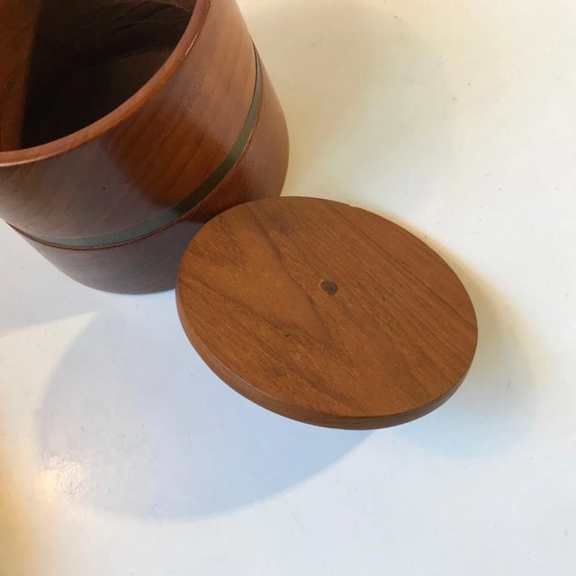 1960s Vintage Scandinavian Pipe Tobacco Humidor in Teak from Christer Design, 1960s For Sale - Image 5 of 8