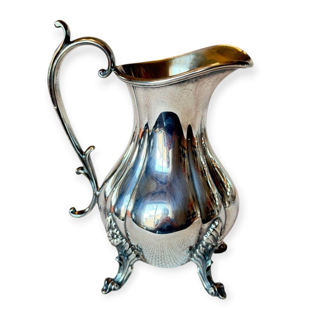 Early 20th Century Reed & Barton Winthrop Tea Set Silver Plate 3 Pieces For Sale - Image 12 of 13