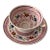 Charming Antique English Pink LusterWare Cup and Saucer For Sale