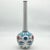 Handmade Ceramic Long-Neck Vase (25cm) – Turquoise Scallop Shoulder & Red Dots – Iznik Decor For Sale - Image 6 of 8