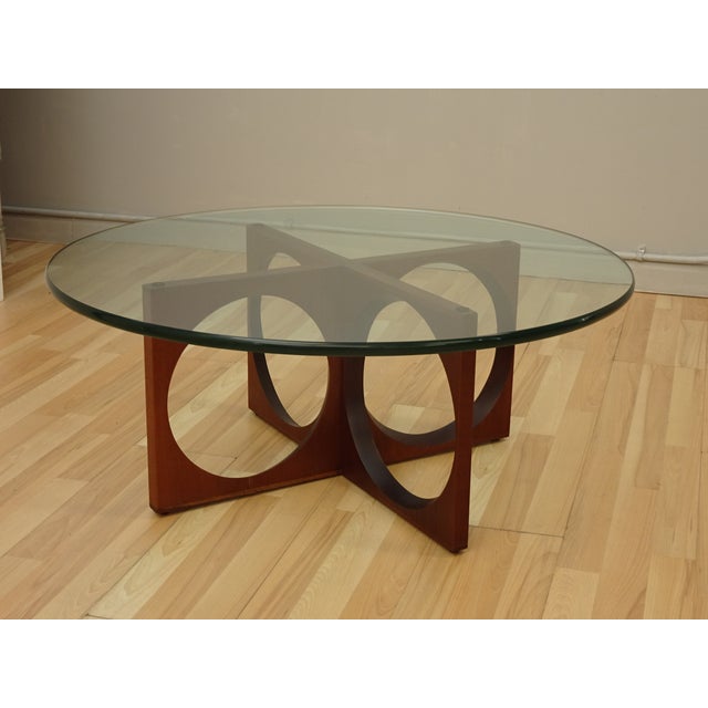 Mid-Century Modern 1960s European Mid Century Wood Coffee Table For Sale - Image 3 of 14