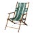 Mid-Century Deck Chair For Sale
