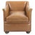 Brown Vintage Leather Armchair, Mid-20th Century For Sale - Image 8 of 8