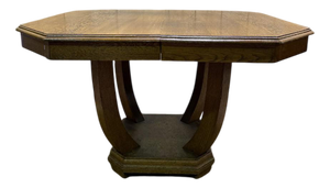 Art Deco Dining Table in Oak