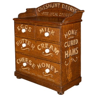 Victorian Dairy Store Counter or Sideboard, 1890s For Sale