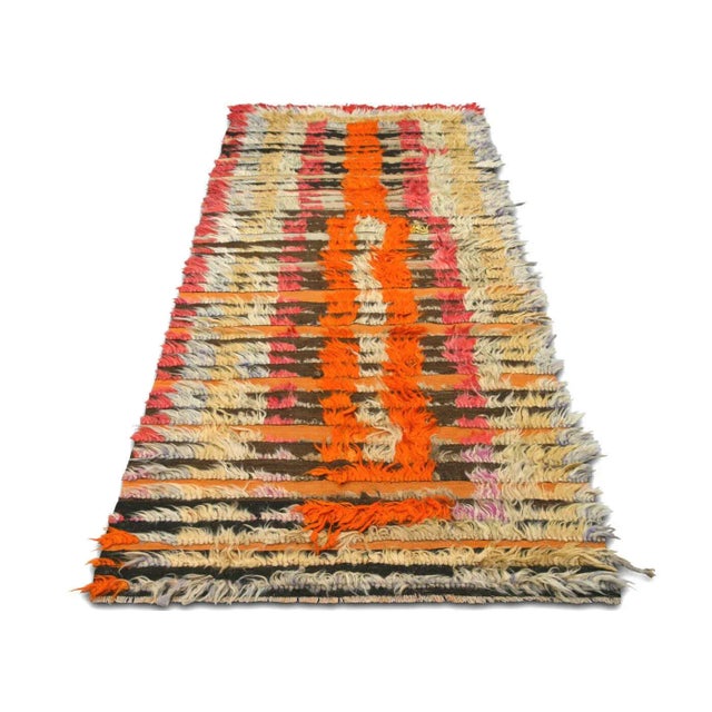 1960s Turkish Tulu Rug For Sale In Los Angeles - Image 6 of 7