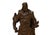 Carved Wood General Guan Yu Warrior Dragon Armor Figurine Sculpture For Sale - Image 4 of 10