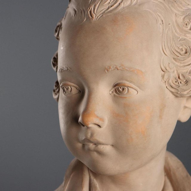 Young Boy Terracotta Bust For Sale - Image 4 of 10