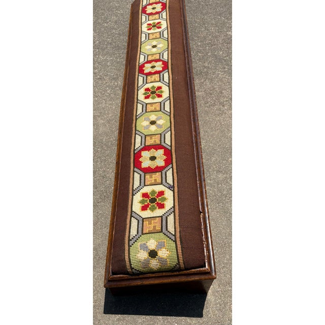 Late 19th Century Vintage Needlepoint Prayer Kneeler For Sale - Image 5 of 10