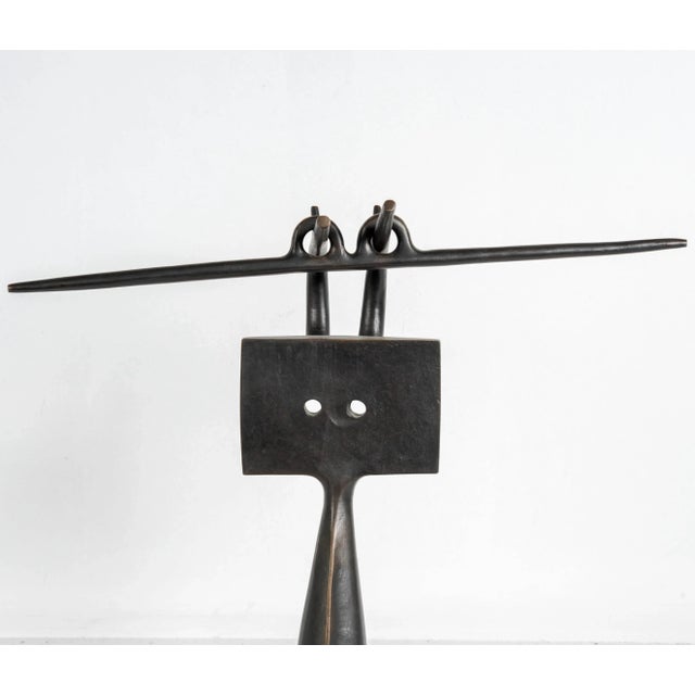 This bronze sculpture is signed and numbered 2/8. Signed by Maker,Numbered