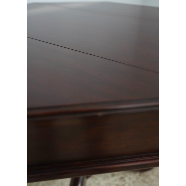 Brown Henkel Harris Mahogany Octagonal Occasional Table For Sale - Image 8 of 18