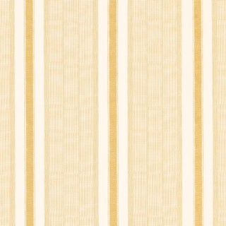 Schumacher X A Rum Fellow Ipala Stripe Wallpaper In Ochre For Sale