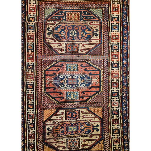 Late 19th Century Karachov Kazak Rug For Sale In Chicago - Image 6 of 12