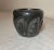 1940s Share Antique R. Tapia Santa Clara Pueblo Native American Black Pottery Blackware Bowl For Sale - Image 5 of 9