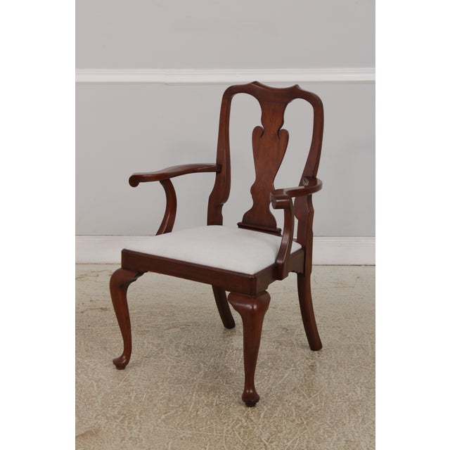 Henkel Harris Set of 6 Henkel Harris Model 110 Cherry Dining Room Chairs For Sale - Image 4 of 16
