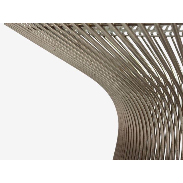 2000 - 2009 Warren Platner, Steel, Glass, Coffee Table, United States, 21st C. For Sale - Image 5 of 8