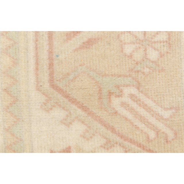 Tan Oversize Handknotted Vintage Rug For Sale - Image 8 of 10