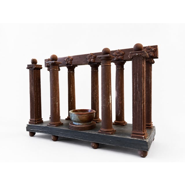 Early 20th century Italian Grand Tour Neoclassical Architectural Model with Agate Burner. Early 20th century Italian Grand...
