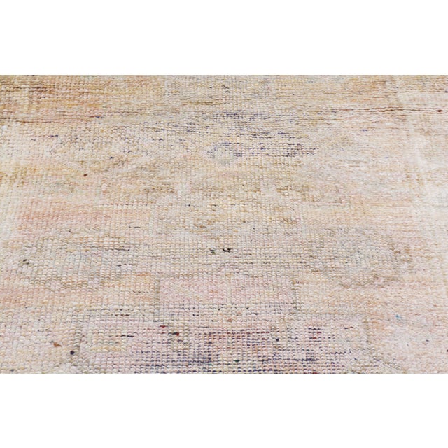 Vintage Turkish Tribal Kurdish Hand Knotted Wool Rug, 2'8"x12'3" For Sale In New York - Image 6 of 6