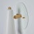 'Lupita' Sconces in White & Brass by Alvaro Benitez - a Pair For Sale - Image 11 of 13