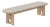 Portman Dining Bench by Wood Tailors For Sale