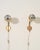 Pair of brass wall lamps with adjustable diffusers and flexible arms. Mae 77 and semko markings present. Möllers armatur...