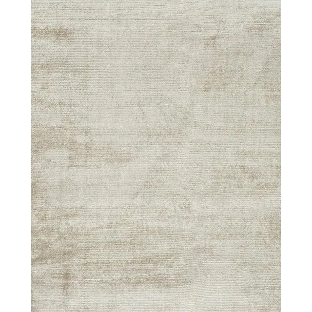 Ivory Simplicity Contemporary Rug Taupe-Ivory 7'7 X 10' For Sale - Image 8 of 11