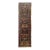 1920's Ancient Nomadic Northwest Persian Karaja Indigo, Clay & Forest Green Runner Rug 3.2 X 13.5 For Sale