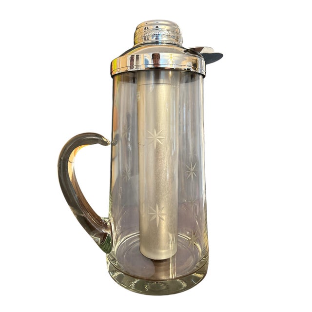 Mid 20th Century Vintage Ice Water Pitcher For Sale - Image 5 of 10