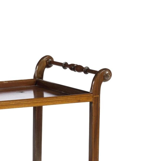 20th Century Tea Cart in Mahogany For Sale - Image 4 of 6