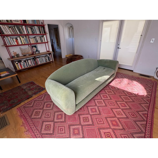 Contemporary George Smith 3 Seater Sofa / Muffin Collection For Sale - Image 3 of 9