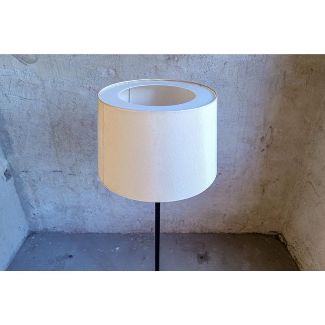 Mid-Century Leather Chrome Floor Lamp from Atelje Lyktan, Sweden, 1960s For Sale - Image 6 of 18