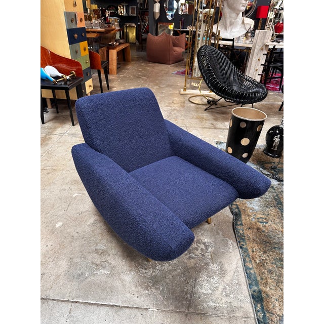 Metal Set of 2 Mid-Century Italian Armchairs in Style of Zanuso, 1960 For Sale - Image 7 of 11