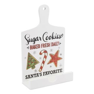 Santa's Favorite Cook Book Holder 13.5"H For Sale