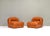 1970s Vintage Lounge Chairs in Cognac Leather by Rossi di Albizzate, Italy, 1970s, Set of 2 For Sale - Image 5 of 18
