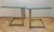 Mid-Century Glass and Chrome Cantilevere Side Tables from Gebra, 1980s, Set of 2 For Sale - Image 9 of 14