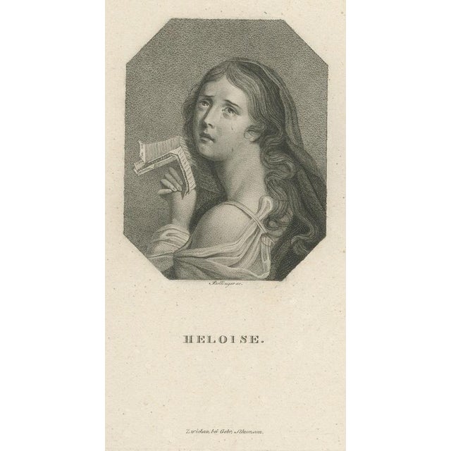 Friedrich Wilhelm Bollinger, Héloïse, 1820, Engraving For Sale - Image 12 of 12