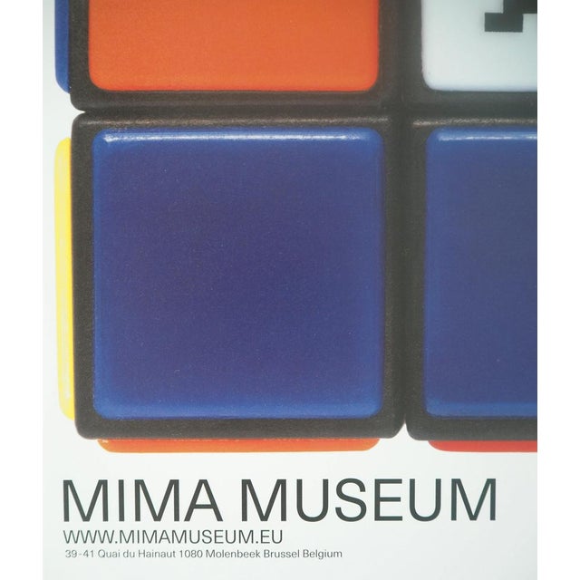 Contemporary Rubik's Cube Poster after Space Invader For Sale - Image 3 of 6