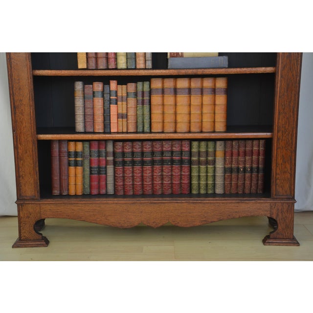 Arts and Crafts Oak Open Bookcase, 1900s For Sale - Image 17 of 18