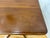 Vintage Dark Brown Wood Pedestal Table For Sale - Image 9 of 9