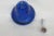 Empty Avon Cobalt Blue Glass Bell Shaped Perfume Bottle For Sale - Image 12 of 13