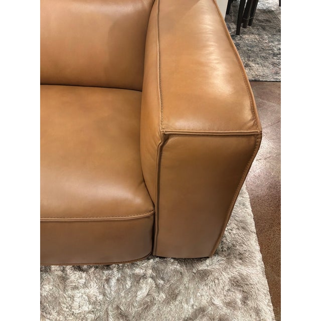 2020s Hooker Furniture Maria Leather Sofa For Sale - Image 5 of 7