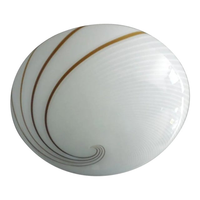 Vintage 1960s Murano Glass Flush Mount For Sale