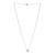 Stones: diamond round brilliant cut 1.3 - 4.2 mm .40ctw FG color/ VS1-2 clarity Chain Length: 16.5 in. Pendant Length: 3/8...