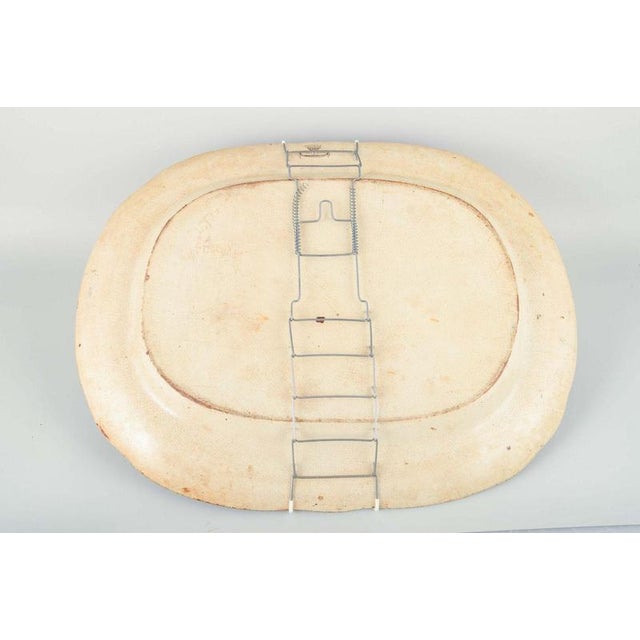 Large Oval Ceramic Dish with Chinese-Inspired Motifs from Mason's, 19th Century For Sale - Image 7 of 8