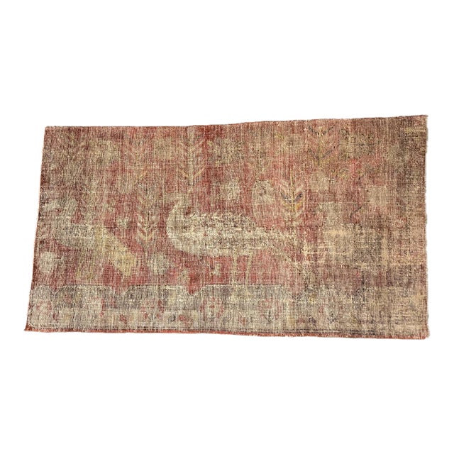 Circa 1900 Samarkand Rug With Abstract Birds For Sale