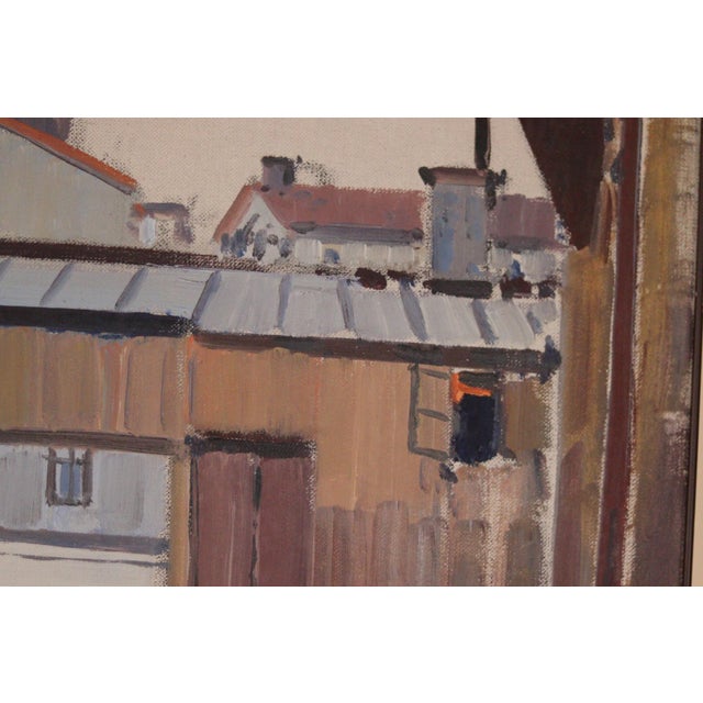 Yo Johansson, Side Street, 1960s, Oil on Canvas, Framed For Sale - Image 16 of 18