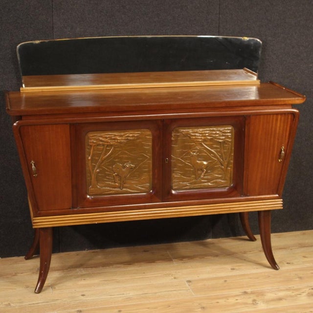 Mid-Century Modern Italian Sideboard, 1950s For Sale - Image 4 of 13